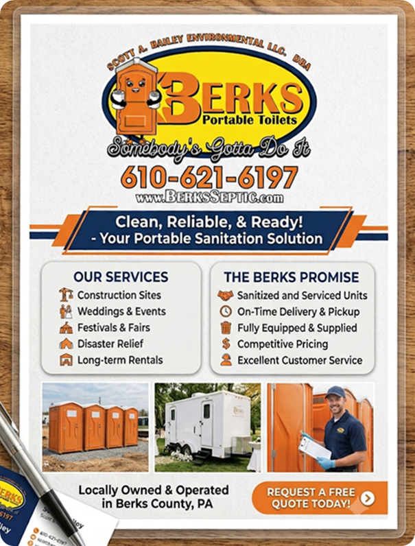 Berks Portable Toilets and Restrooms